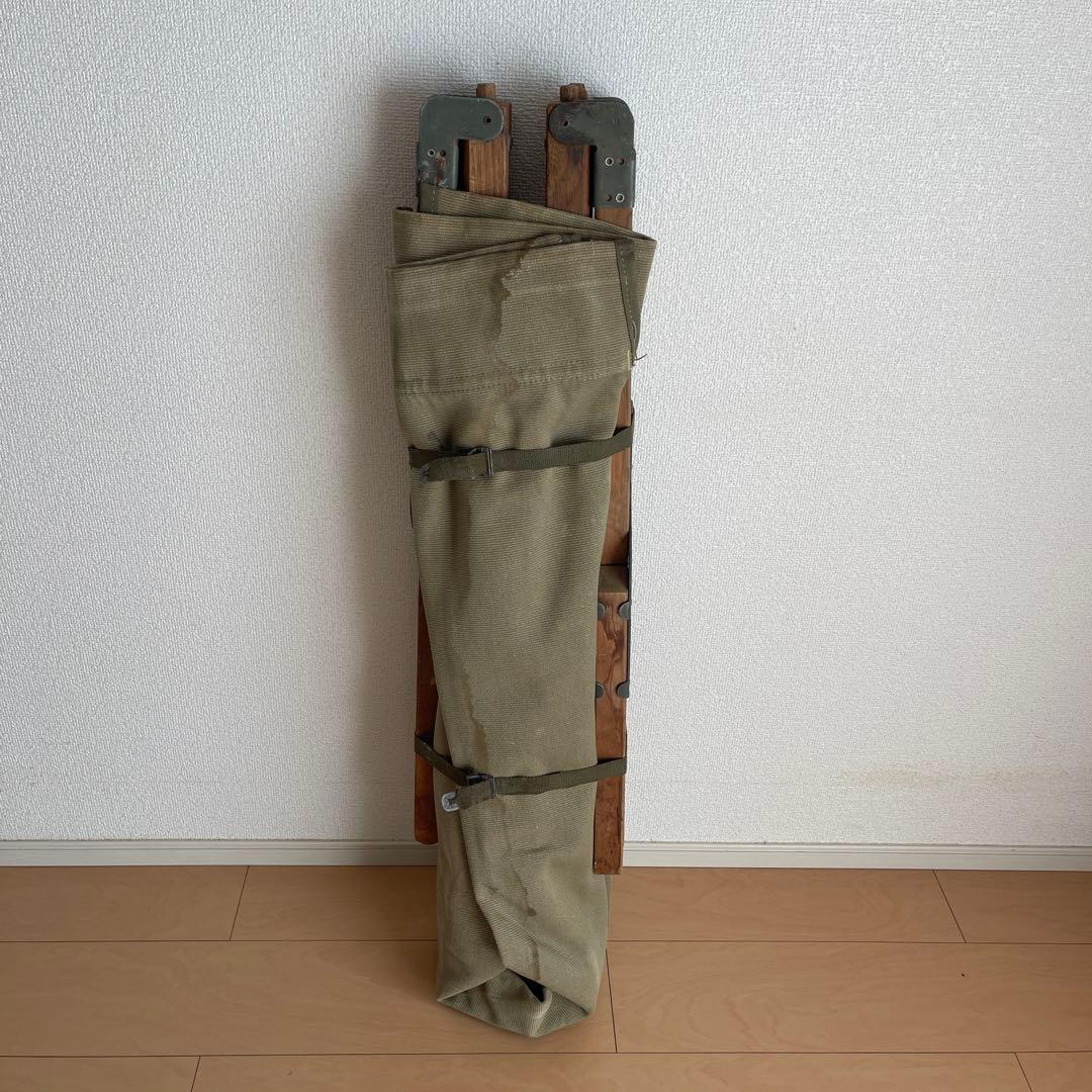40's アメリカ軍　木製　コット　ベッド　実物　ヴィンテージ