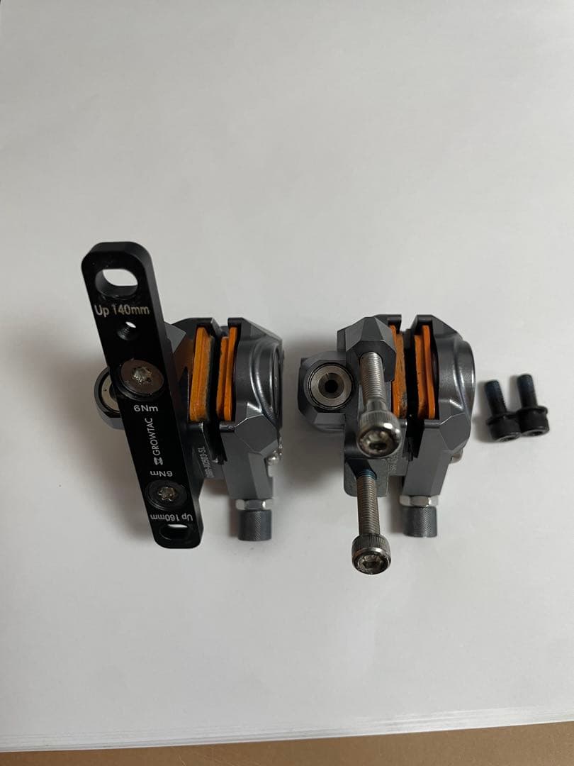 グロータック EQUAL 機械式 ディスクブレーキキャリパーとディスクロータ3枚