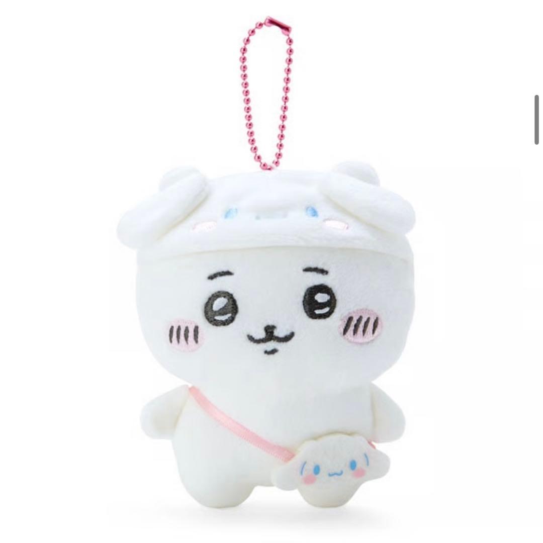 ちいかわ×サンリオキャラクターズ　マスコット　ちいかわ　シナモロール