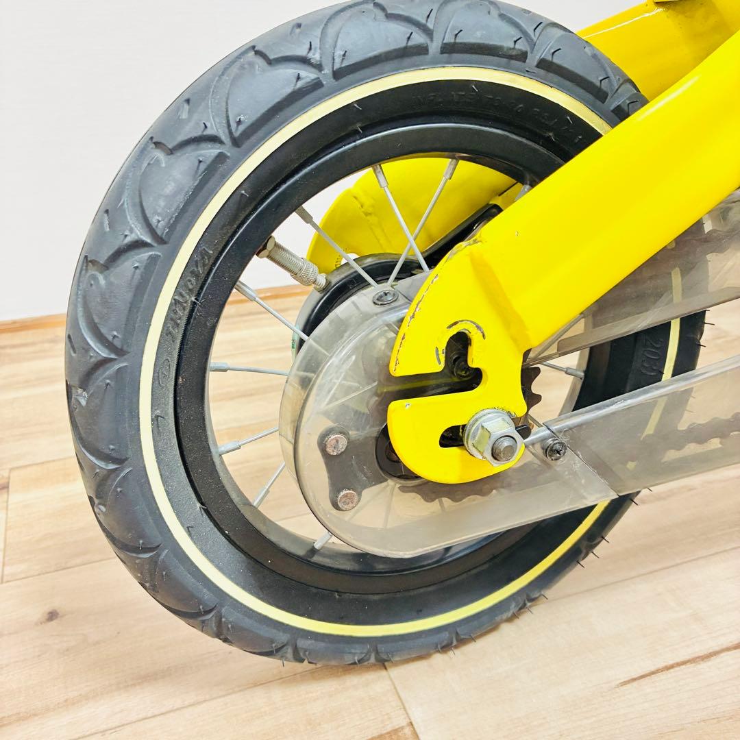 へんしんバイク　12インチ　黄色　イエロー
