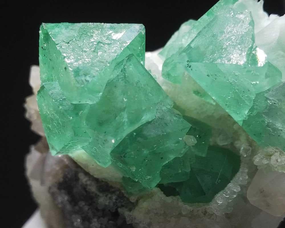 453 フローライト ＆ クォーツ パイライト 蛍石