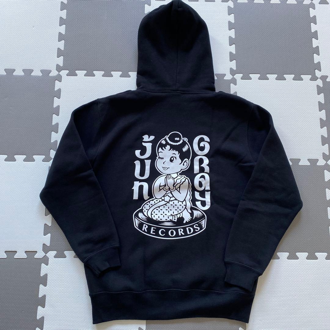 ★未使用！Jun Gray Records パーカー　Lサイズ　ブラック★