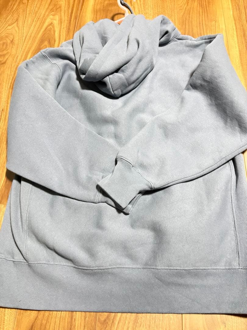 monstrousa グレー フード付きスウェット Lサイズ