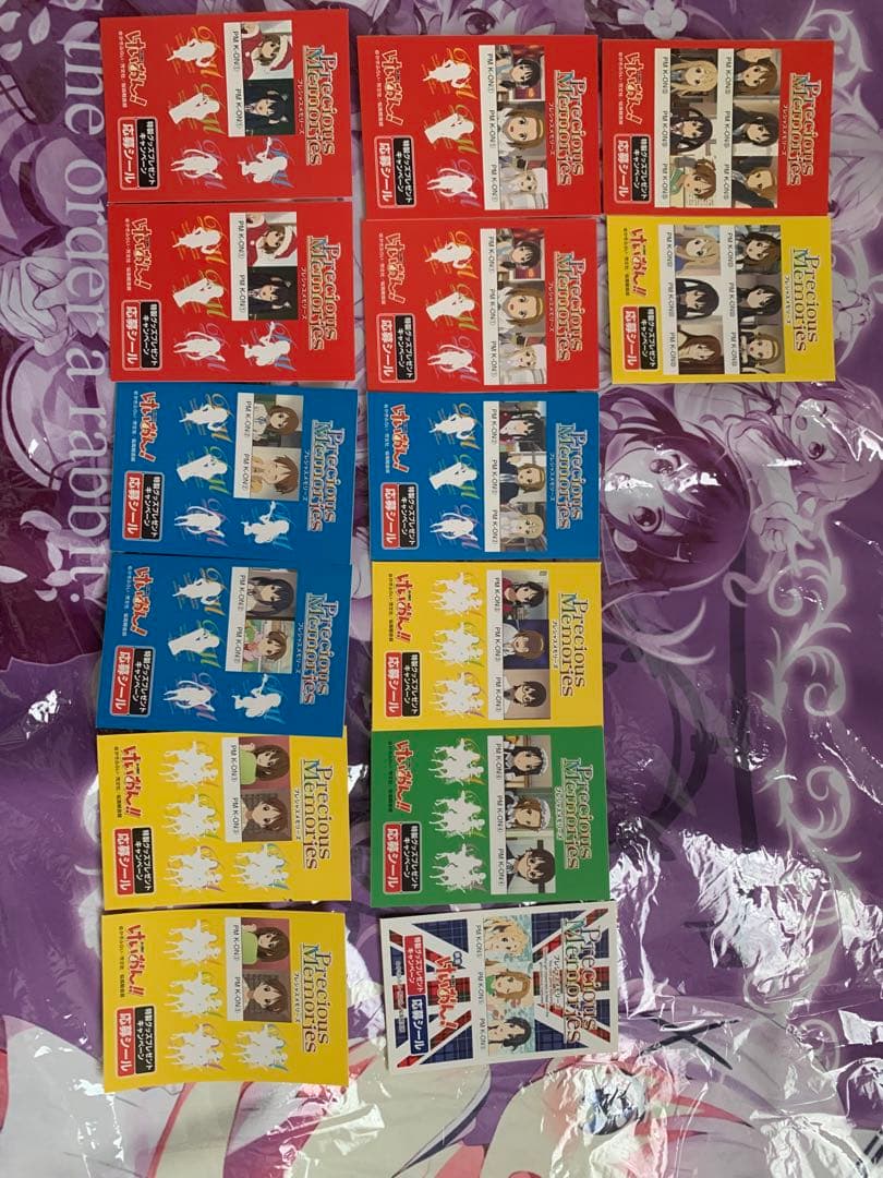 けいおん　プレメモ　応募シール　163ポイント