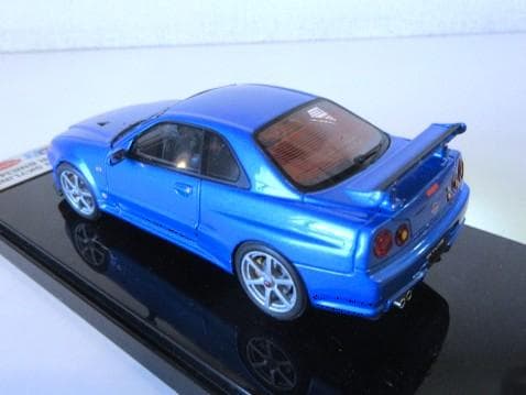 特価 BBR 1/43 日産 スカイライン GT-R(R34) ベイサイドブルー