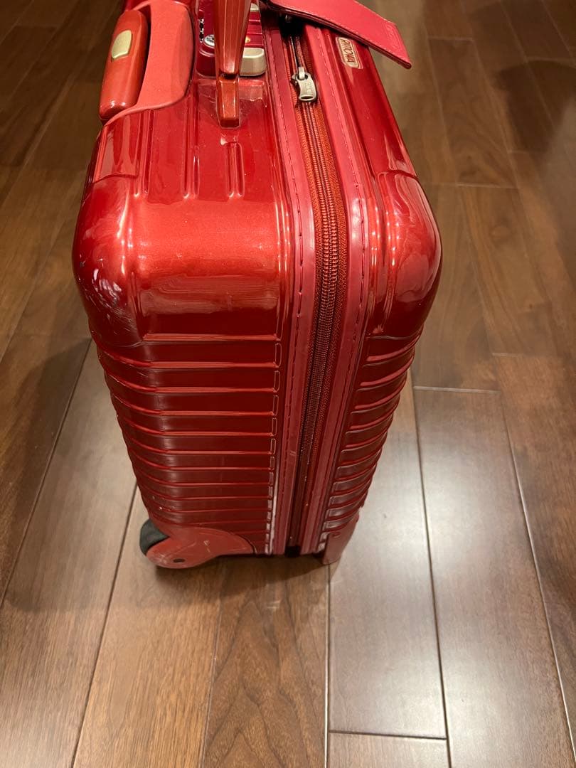 【廃盤 希少】リモワ サルサ 2輪 ビジネストローリー 機内持込可 23L 赤
