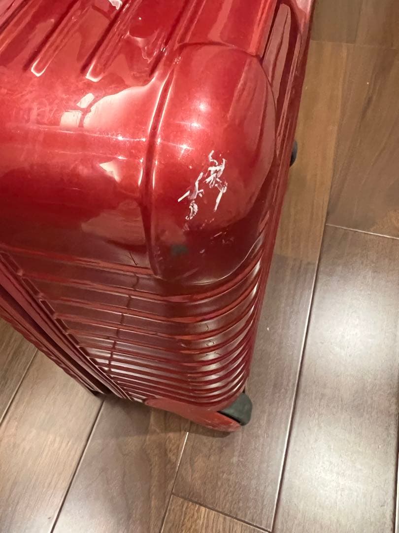 【廃盤 希少】リモワ サルサ 2輪 ビジネストローリー 機内持込可 23L 赤