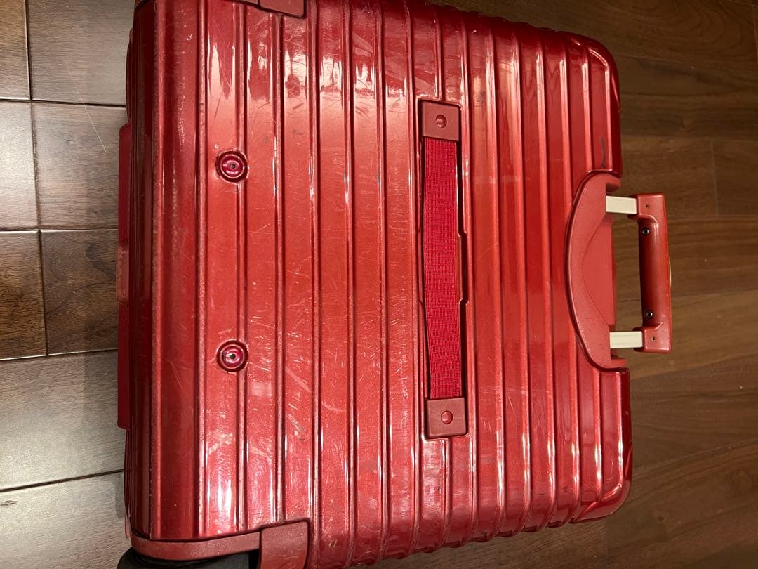 【廃盤 希少】リモワ サルサ 2輪 ビジネストローリー 機内持込可 23L 赤
