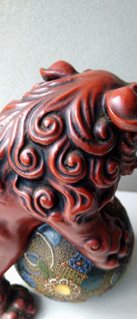 唐獅子    陶器置物    ①