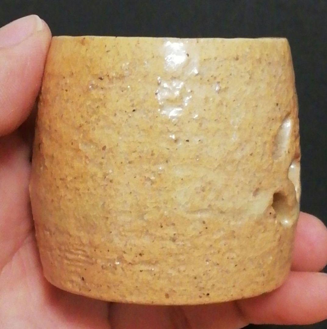 九代　大樋長左衛門作　大樋焼　七宝　透　蓋置　共箱　共布　茶道具