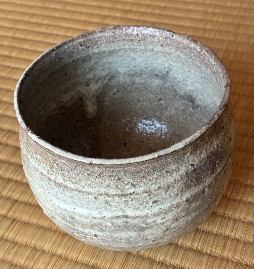 茶道具『萬古焼 塩筍(しおげ)茶碗』明治時代の茶碗