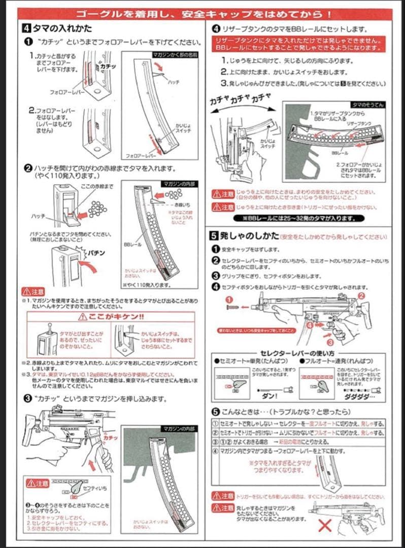未使用　東京マルイ カスタム品　H&K MP5A5 電動ガン　金属ピニオンギア