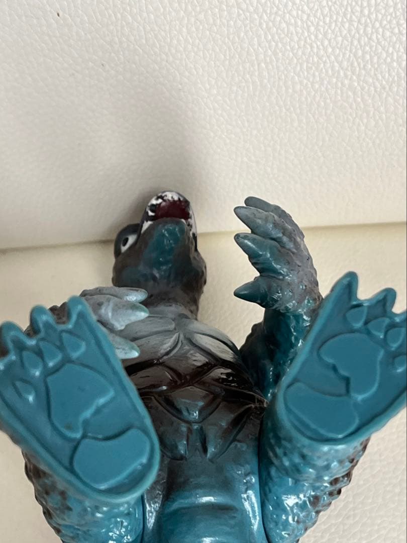 アーストロン キングザウルス 怪獣 ソフビ ポピー 足型　昭和