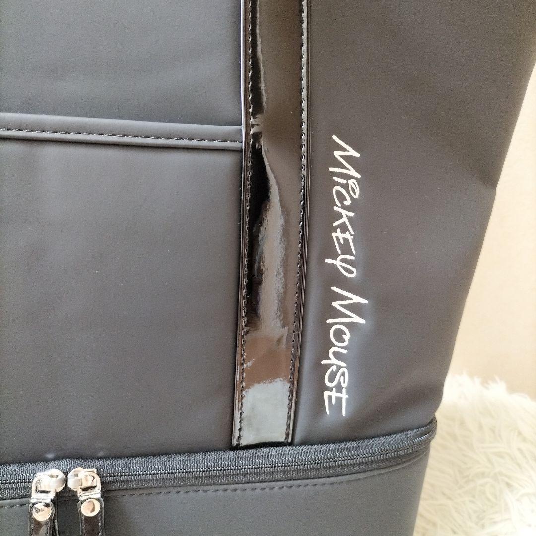 ディズニー レディース ボストンバッグ トート 2段式 ミッキーマウス ブラック