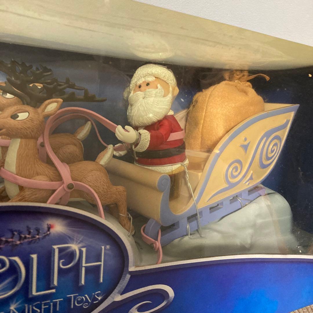 トナカイ サンタ　フィギュア　メモリーレーン　インテリア　アメトイ　レア