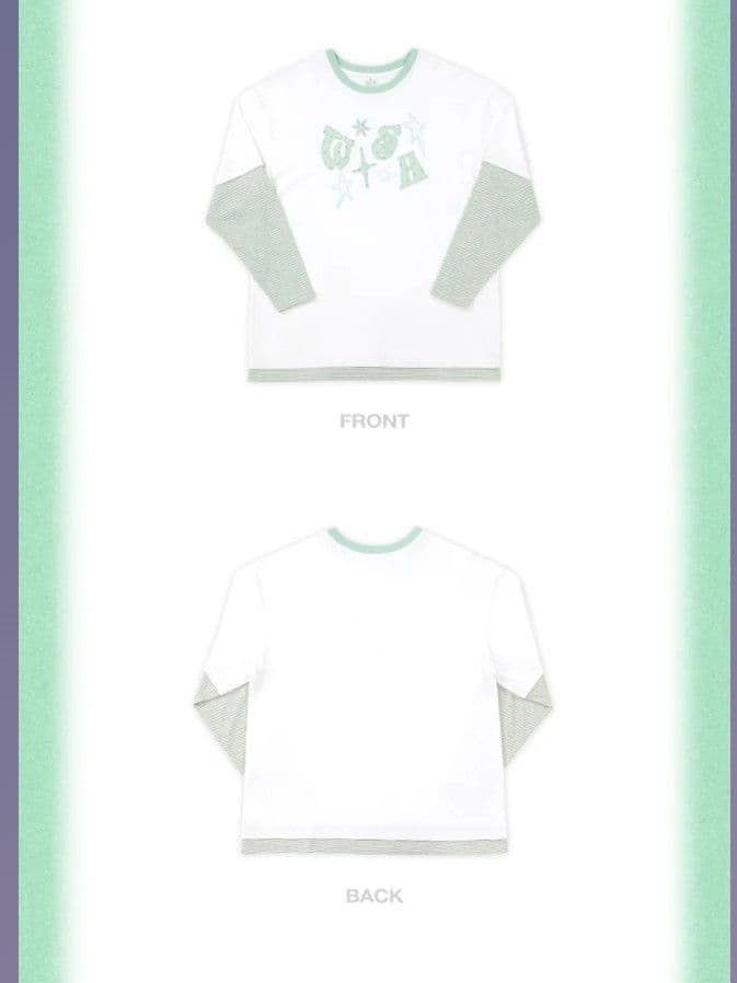 ✮⋆*新品未開封 レイヤードTシャツ サクヤ ソウルコン nctwish ツアー