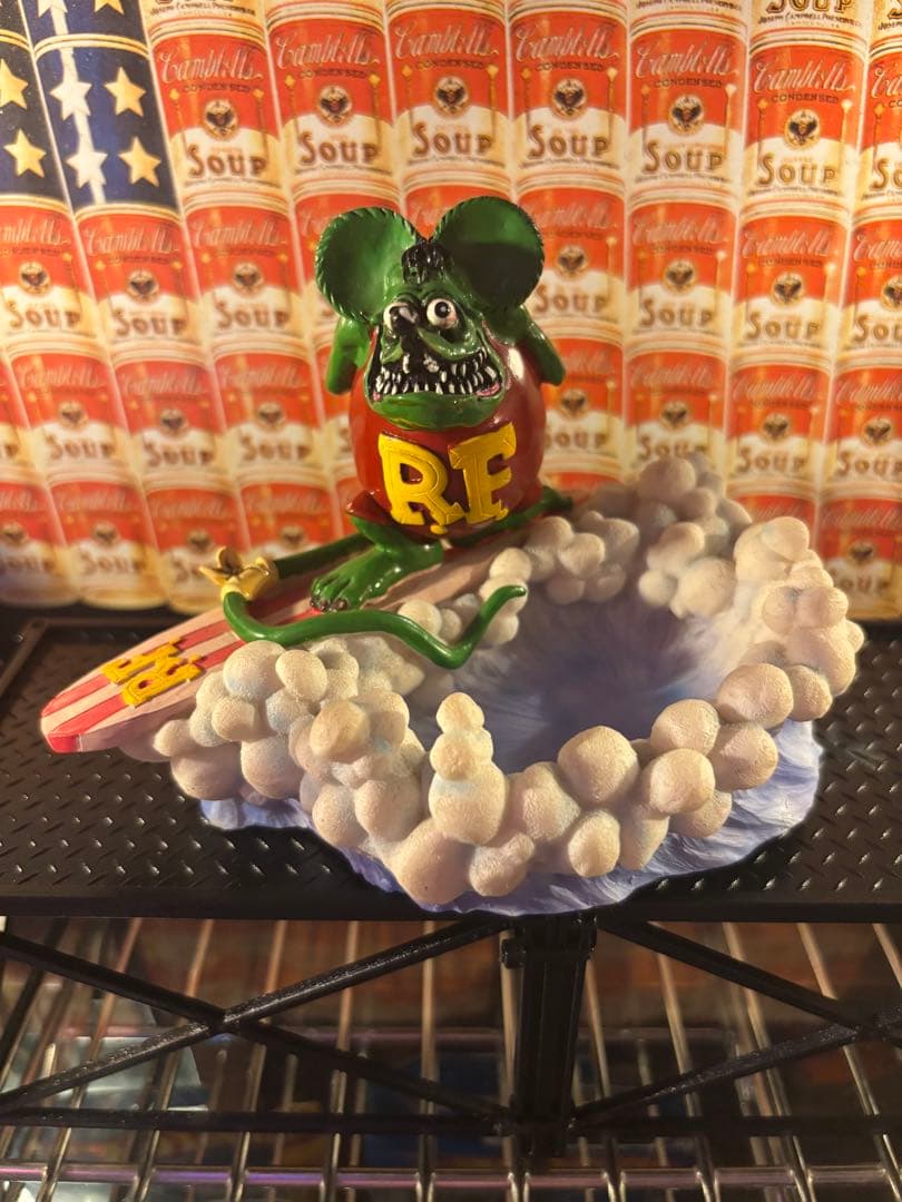 限定値下げ致します☆超希少☆ラットフィンクサーフィンオブジェ☆