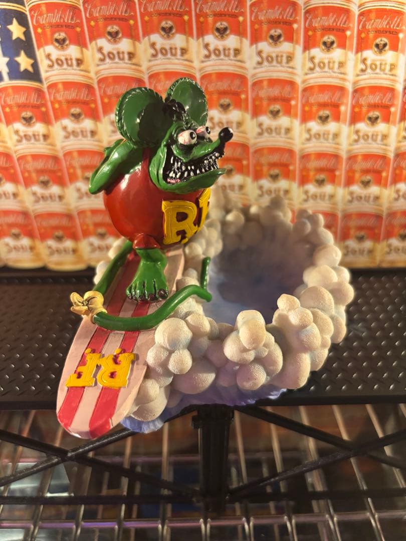 限定値下げ致します☆超希少☆ラットフィンクサーフィンオブジェ☆