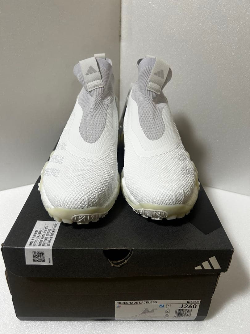 【新品未使用】adidas コードカオス　レースレス　26cm