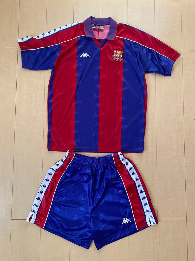 FCバルセロナ 95/96ホーム上下セット イタリア製 ヴィンテージ