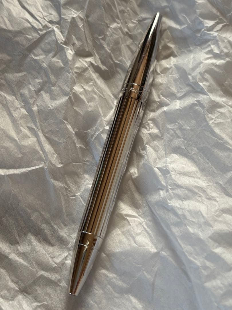 JORG HYSEKヨルグ・イゼック ボールペンシルバーフィニッシュダイヤモンド