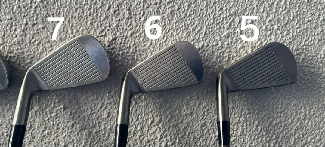 オノフ　FORGED IRON KURO チャコールブラック　5-P 6本セット