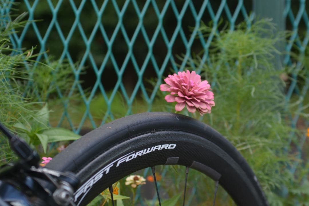 ffwd f4r リムハイト45mm チューブラー　予備タイヤ&リムテープ付き