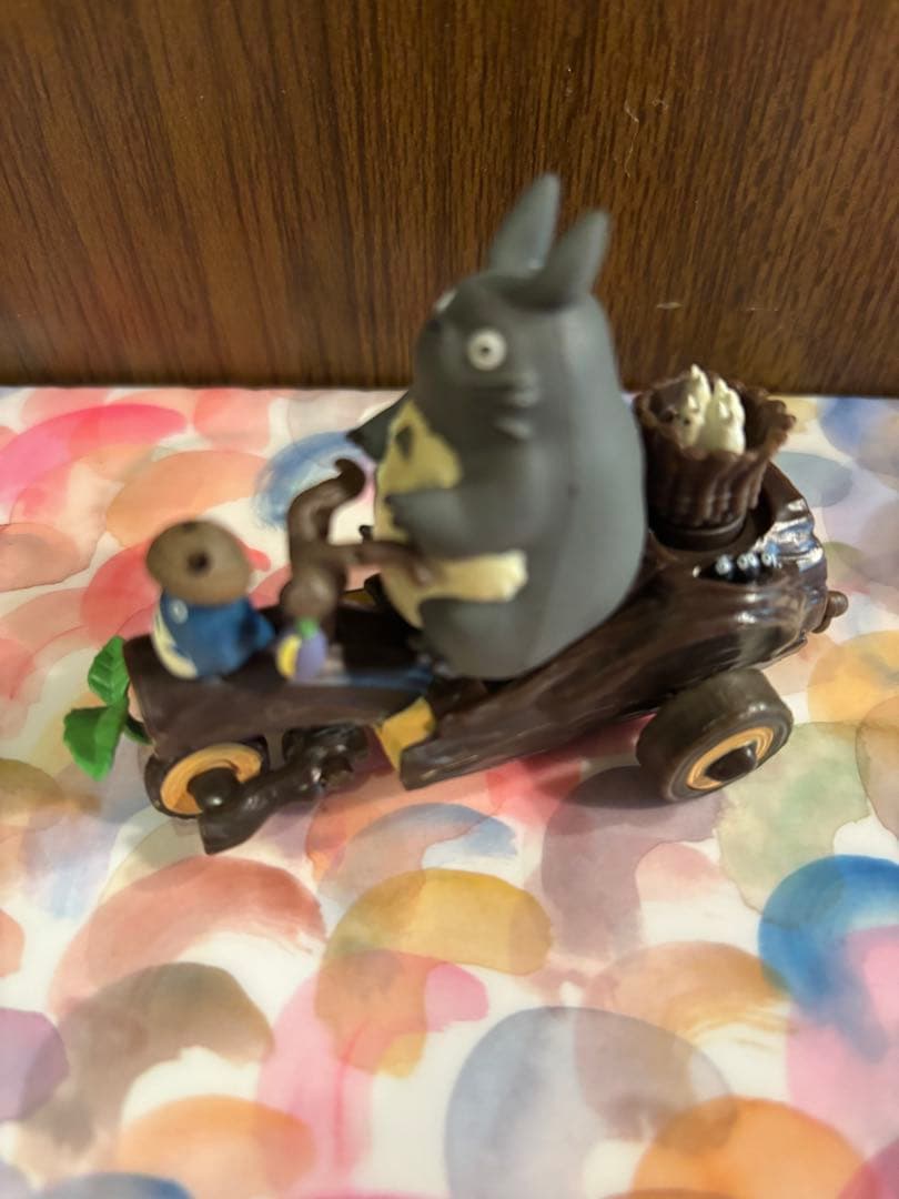 トトロ、プルバックカー4点、大、中、小トトロフィギュア、その他小物セット