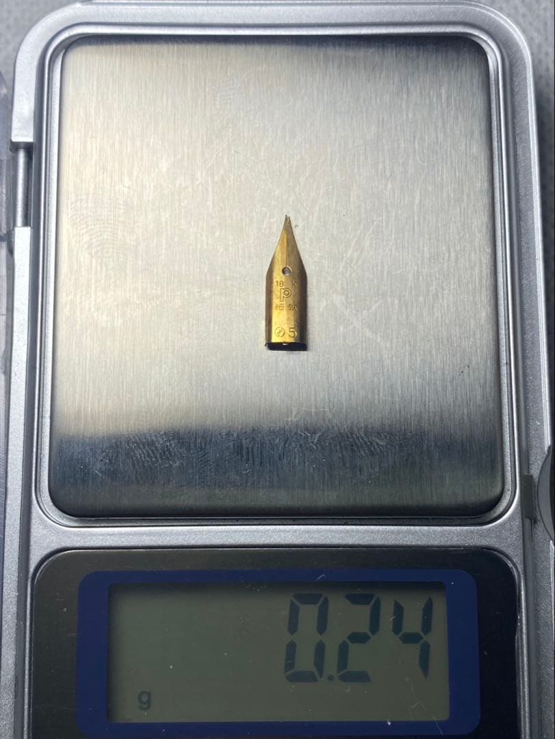 No.119 金無垢18K 0.24g 14k 0.76g 金 24K 純金