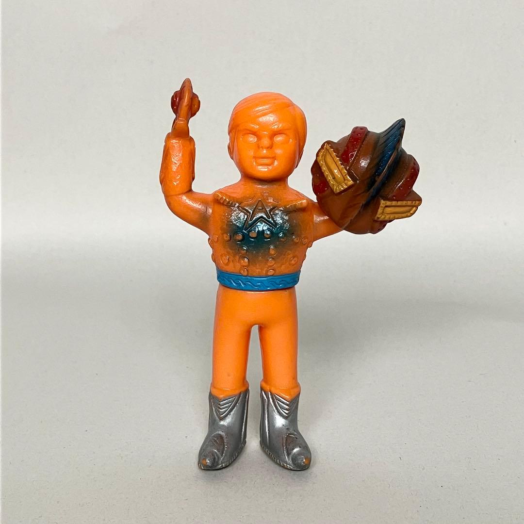 当時物 アストロミュー5 ミニソフビ 中嶋製作所 亀マーク 面とれ