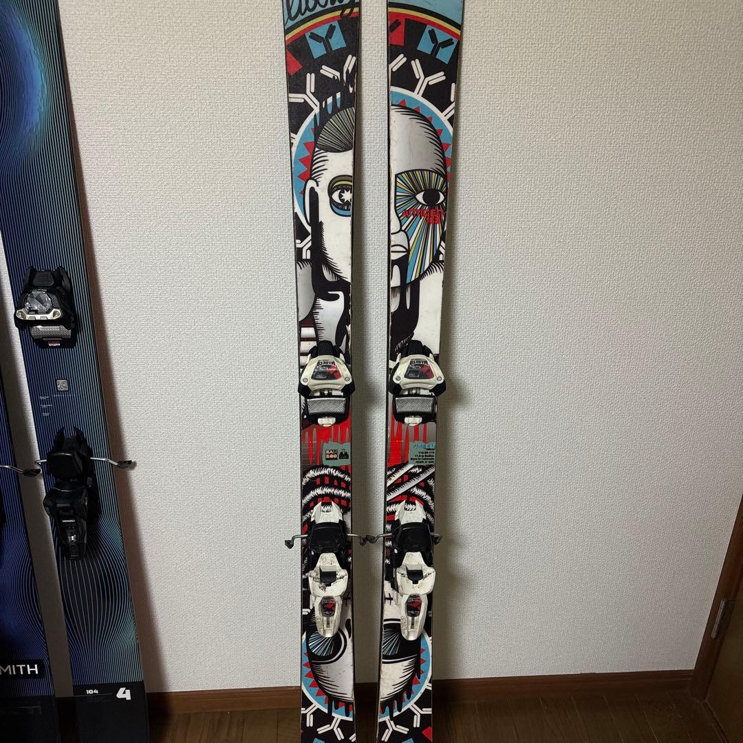 liberty スキー板 グラフィックデザイン 付属バインディング