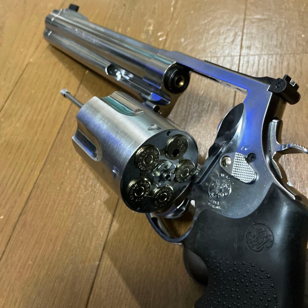 500 S&W ガスリボルバー シルバー