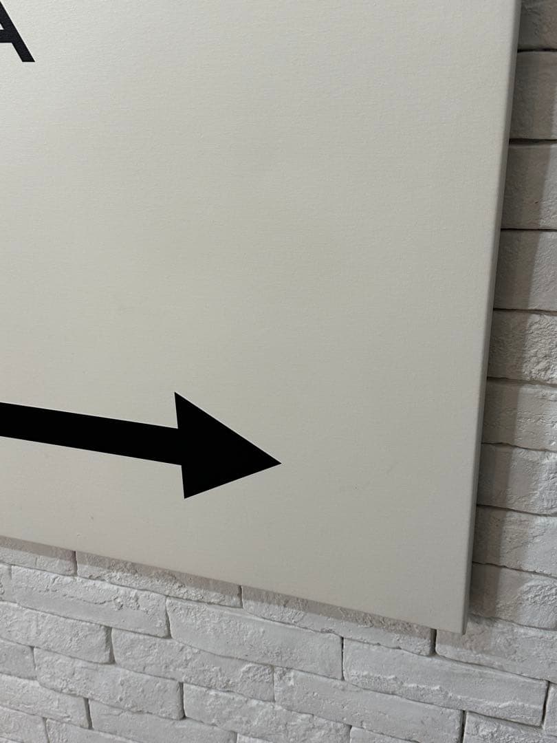 【東京都23区配送無料】定価12万円　プラダ　アートパネル　特大　キャンバス　絵