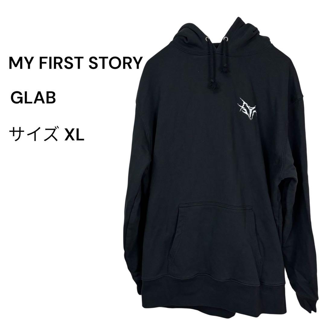 MY FIRST STORY GLAB（XL）長袖パーカー マイファス ブラック