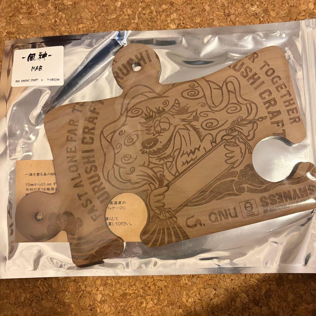 新品 GNU URUSHI CRAFT × T-DESIGN MAB 風神 雷神