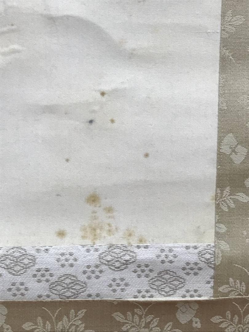 真作/貞翠/蓬莱山図/山水図/祝事山水図/掛軸/名家伝来/AE-163