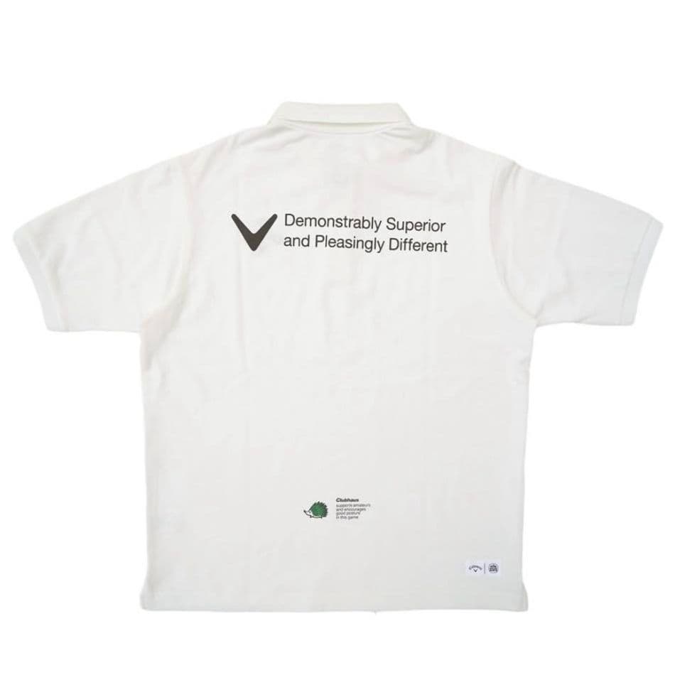 Clubhaus ホワイト ポロシャツ