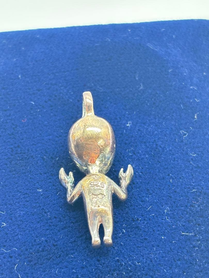 日清　カップヌードル　懸賞　ダイヤ付き　エイリアン　トップ　Ag925 8.7g