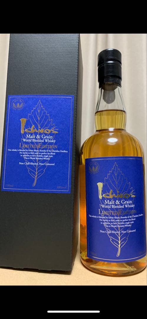 【新品未開封】イチローズモルト&グレーン　ウイスキー　箱付き