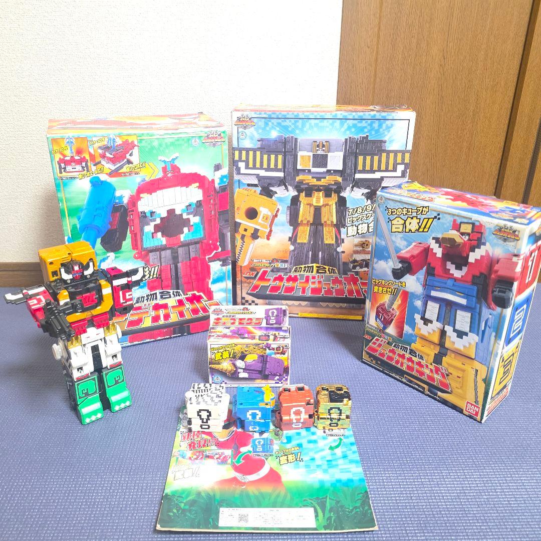 【152】バンダイ 動物戦隊 ジュウオウジャーDX　ロボセット