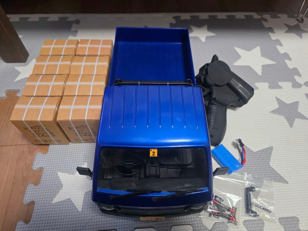 WPL D12 軽トラ 1部カスタムナンバー付き