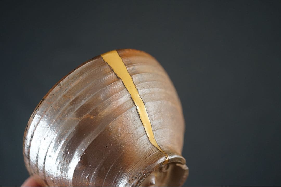 常滑の名工 滝田椿渓 真焼 茶碗 共箱 茶道具