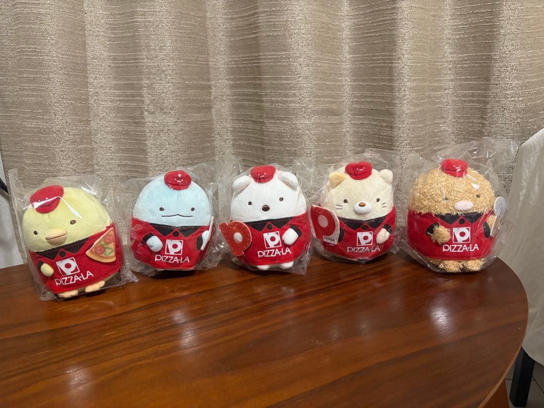すみっこコぐらし　PIZZA-LA ぬいぐるみセット　キャンペーン