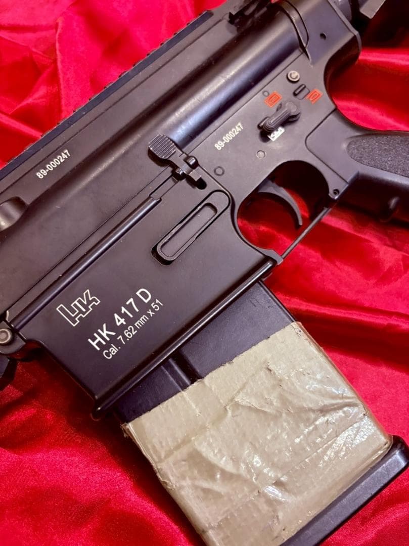 HK417D マルイ ショートハンドガード刻印追加 メカボックス整備