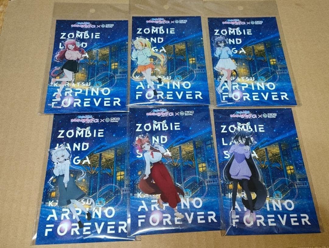 ゾンビランドサガ　唐津 アクリルスタンド 6個セット