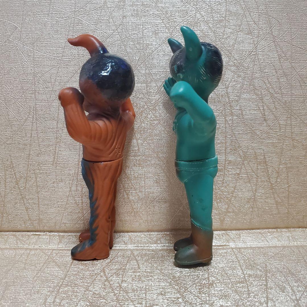 バドー星人 ２体 アストロミュー5 中島製作所 亀マーク 当時モノ