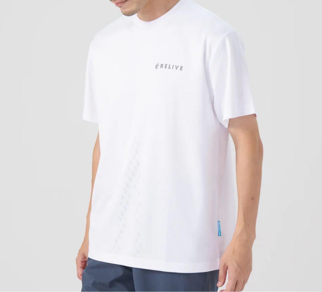 リライブシャツスポーツ　ユニセックス　白　サイズL　　(正規品)