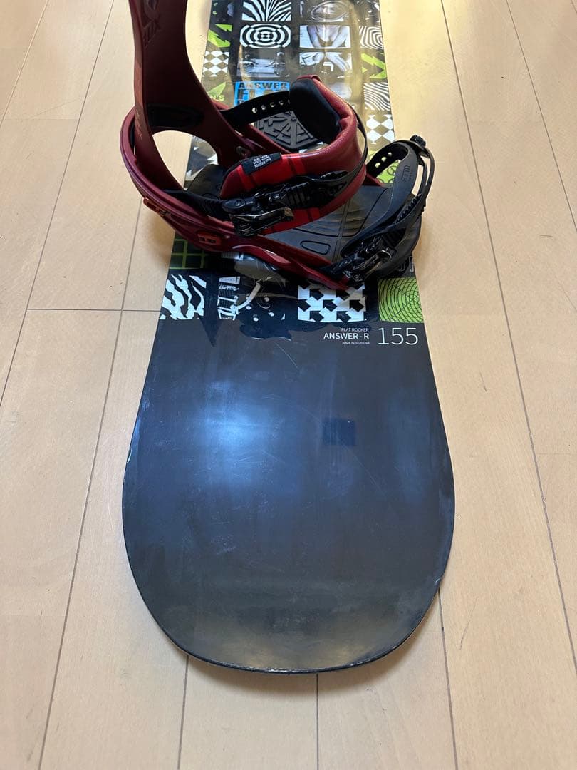 スノーボード ビンディング セット　ELAN 155 FLUX RX L