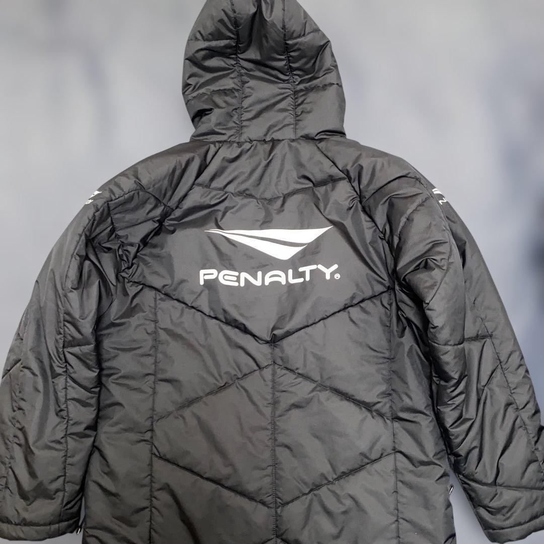 モンテディオ山形非売品PENALTY フード付きベンチコート 黒　期間限定出品