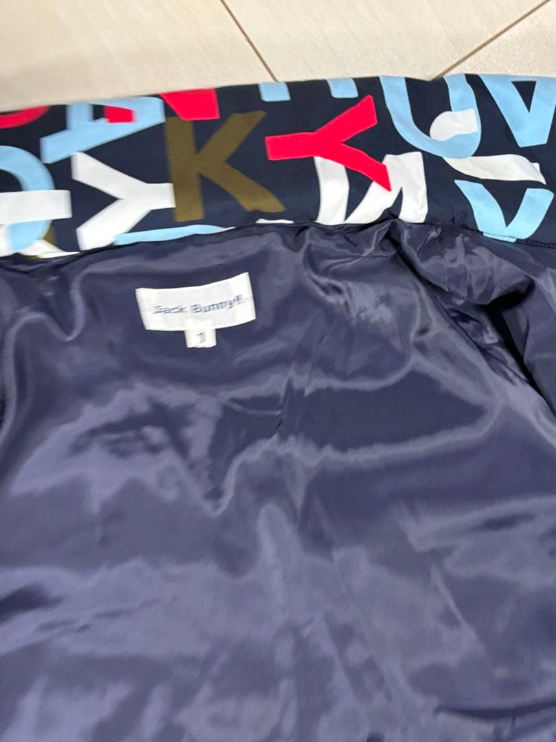 Jack Bunnyカラフルアルファベット柄ジャケット